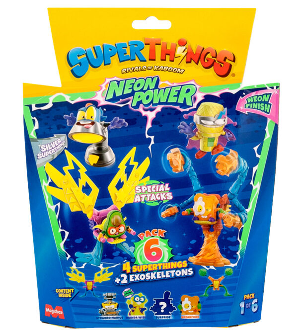 SuperThings Neon Power - pack 6